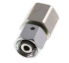 8L & G1/4'' Acero zincado Rótula recta con rosca hembra para manómetros 315 bar Cono de estanqueidad NBR ISO 8434-1