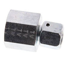 8S & G1/2'' Acero zincado Rótula recta con rosca hembra para manómetros 630 bar Cono de estanqueidad NBR ISO 8434-1