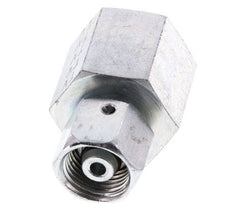 8S & G1/2'' Acero zincado Rótula recta con rosca hembra para manómetros 630 bar Cono de estanqueidad NBR ISO 8434-1