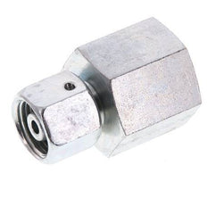 8S & G1/2'' Acero zincado Rótula recta con rosca hembra para manómetros 630 bar Cono de estanqueidad NBR ISO 8434-1