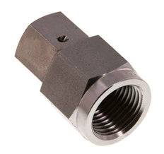 10S y G1/2'' Rótula recta de acero inoxidable con rosca hembra para manómetros 630 bar Cono de estanqueidad FKM ISO 8434-1