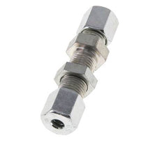 6S Acero Zincado Racor Recto Pasamuros 630 bar ISO 8434-1