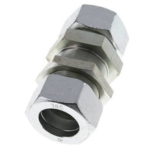 38S Acero zincado Racor recto pasamuros 315 bar ISO 8434-1