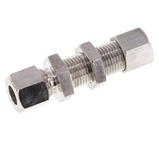 Accesorio de corte recto de acero inoxidable 10L Pasamuros 315 bar ISO 8434-1