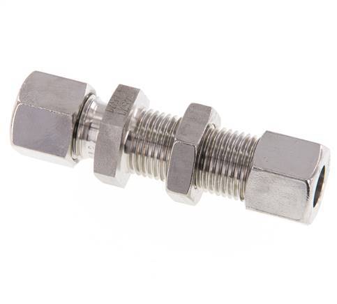 Accesorio de corte recto de acero inoxidable 10L Pasamuros 315 bar ISO 8434-1