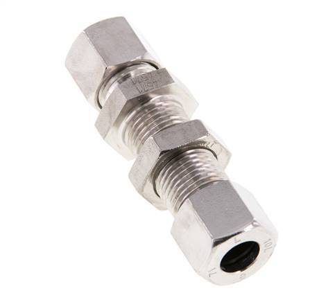 Accesorio de corte recto de acero inoxidable 10L Pasamuros 315 bar ISO 8434-1