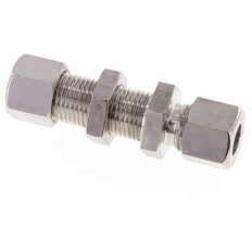 Accesorio de corte recto de acero inoxidable 10L Pasamuros 315 bar ISO 8434-1