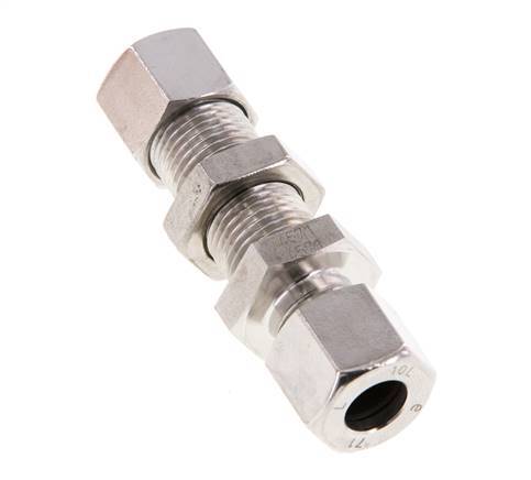 Accesorio de corte recto de acero inoxidable 10L Pasamuros 315 bar ISO 8434-1