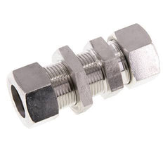 Accesorio de corte recto 22L de acero inoxidable Bulkhead 160 bar ISO 8434-1