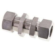 Accesorio de corte recto 22L de acero inoxidable Bulkhead 160 bar ISO 8434-1