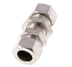 Accesorio de corte recto 22L de acero inoxidable Bulkhead 160 bar ISO 8434-1