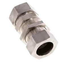 Racor de corte recto de acero inoxidable 35L Pasamuros 160 bar ISO 8434-1