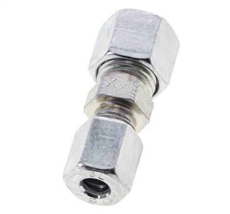 6L & 8L Zink plated Steel Straight Cutting Fitting 315 bar ISO 8434-1 [2 Pieces]