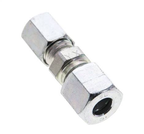 6L & 8L Zink plated Steel Straight Cutting Fitting 315 bar ISO 8434-1 [2 Pieces]