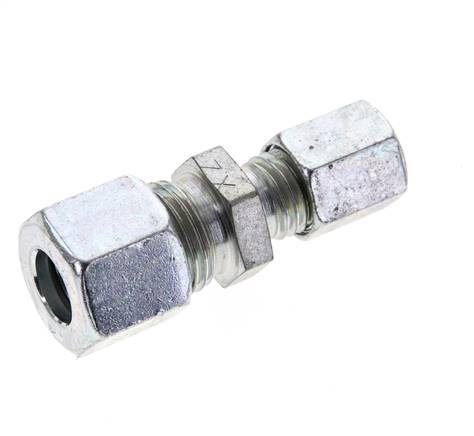 6L & 10L Zink plated Steel Straight Cutting Fitting 315 bar ISO 8434-1 [2 Pieces]