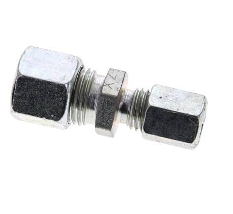 6L & 10L Zink plated Steel Straight Cutting Fitting 315 bar ISO 8434-1 [2 Pieces]