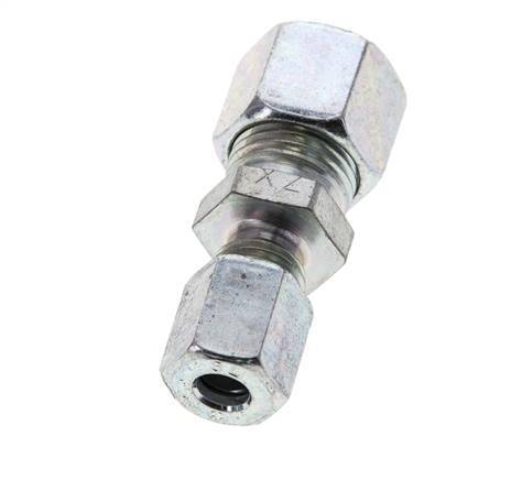 6L & 10L Zink plated Steel Straight Cutting Fitting 315 bar ISO 8434-1 [2 Pieces]
