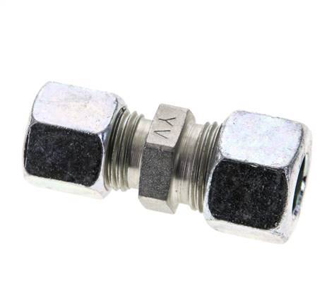 10L & 12L Zink plated Steel Straight Cutting Fitting 315 bar ISO 8434-1