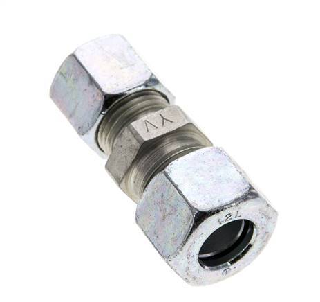 10L & 12L Zink plated Steel Straight Cutting Fitting 315 bar ISO 8434-1