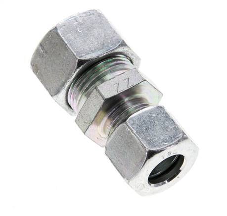 12L & 15L Zink plated Steel Straight Cutting Fitting 315 bar ISO 8434-1