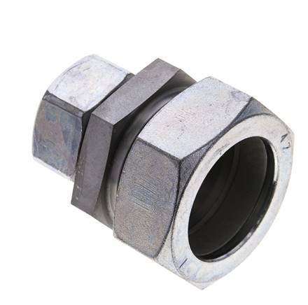 28L & 42L Zink plated Steel Straight Cutting Fitting 160 bar ISO 8434-1