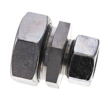 28L & 42L Zink plated Steel Straight Cutting Fitting 160 bar ISO 8434-1