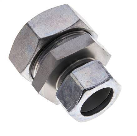 28L & 42L Zink plated Steel Straight Cutting Fitting 160 bar ISO 8434-1