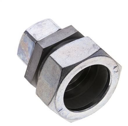28L & 42L Zink plated Steel Straight Cutting Fitting 160 bar ISO 8434-1