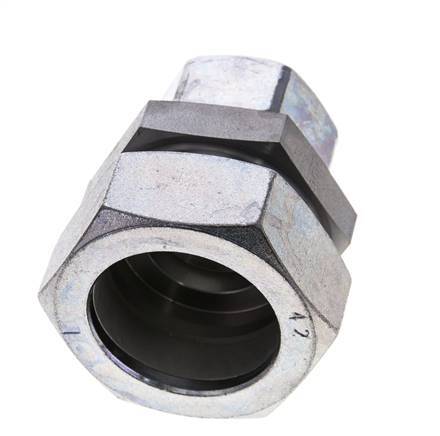 28L & 42L Zink plated Steel Straight Cutting Fitting 160 bar ISO 8434-1