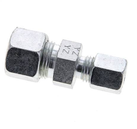 6S & 12S Zink plated Steel Straight Cutting Fitting 630 bar ISO 8434-1
