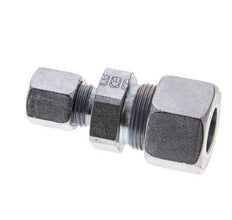 8S & 16S Zink plated Steel Straight Cutting Fitting 400 bar ISO 8434-1