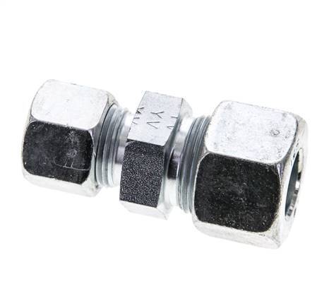 12S & 16S Zink plated Steel Straight Cutting Fitting 400 bar ISO 8434-1