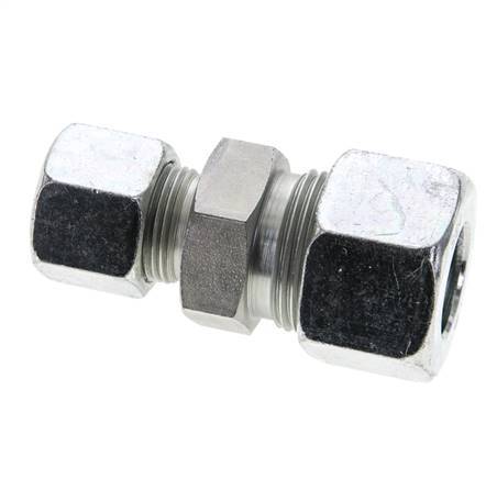 14S & 20S Zink plated Steel Straight Cutting Fitting 400 bar ISO 8434-1