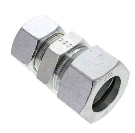 30S & 38S Zink plated Steel Straight Cutting Fitting 315 bar ISO 8434-1