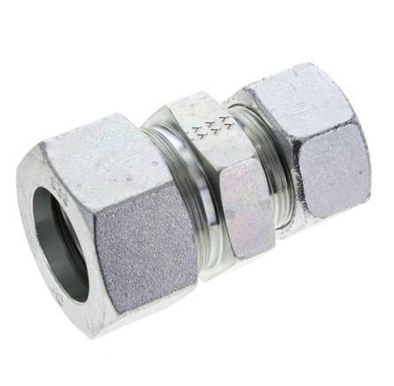 30S & 38S Zink plated Steel Straight Cutting Fitting 315 bar ISO 8434-1