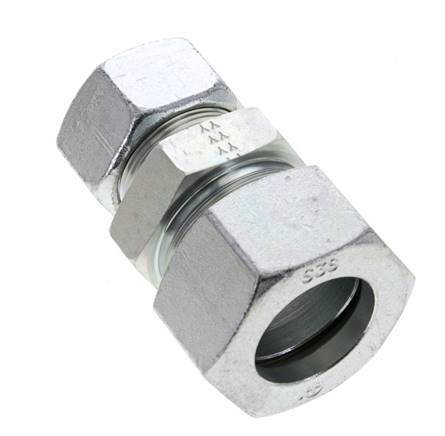 30S & 38S Zink plated Steel Straight Cutting Fitting 315 bar ISO 8434-1