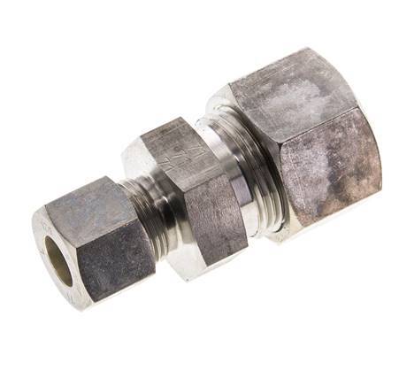 12S & 20S Stainless Steel Straight Compression Fitting 250 bar ISO 8434-1