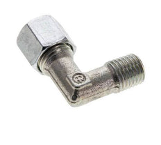 8L y M12x1,5 (con) Racor de corte en codo de acero galvanizado con rosca macho 315 bar ISO 8434-1