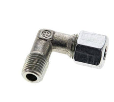 8L y M12x1,5 (con) Racor de corte en codo de acero galvanizado con rosca macho 315 bar ISO 8434-1