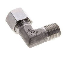 10L y M14x1,5 (con) Accesorio de corte en codo de acero inoxidable con rosca macho 315 bar ISO 8434-1
