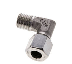 10L y M14x1,5 (con) Accesorio de corte en codo de acero inoxidable con rosca macho 315 bar ISO 8434-1