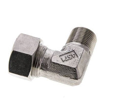 Accesorio de corte en codo de acero inoxidable 18L y M22x1,5 (con) con rosca macho 315 bar ISO 8434-1