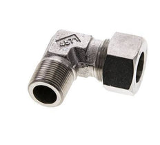 Accesorio de corte en codo de acero inoxidable 18L y M22x1,5 (con) con rosca macho 315 bar ISO 8434-1