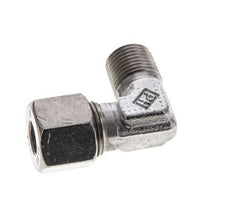 10S y M16x1,5 (con) Accesorio de corte en codo de acero inoxidable con rosca macho 630 bar ISO 8434-1