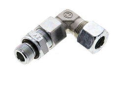 12L & G3/8'' Zink plated Steel Elbow Cutting Fitting with Male Threads 315 bar Adjustable ISO 8434-1