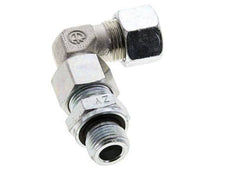12L & G3/8'' Zink plated Steel Elbow Cutting Fitting with Male Threads 315 bar Adjustable ISO 8434-1