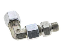 8S & G1/4'' Zink plated Steel Elbow Cutting Fitting with Male Threads 630 bar Adjustable ISO 8434-1