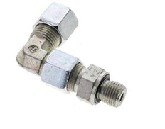 8S & G1/4'' Zink plated Steel Elbow Cutting Fitting with Male Threads 630 bar Adjustable ISO 8434-1