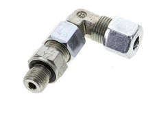 8S & G1/4'' Zink plated Steel Elbow Cutting Fitting with Male Threads 630 bar Adjustable ISO 8434-1