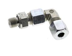 8S & G1/4'' Zink plated Steel Elbow Cutting Fitting with Male Threads 630 bar Adjustable ISO 8434-1